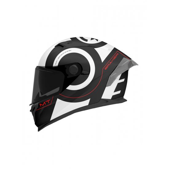 MT Braker SV Inox Motorcycle Helmet at JTS Biker Clothing
